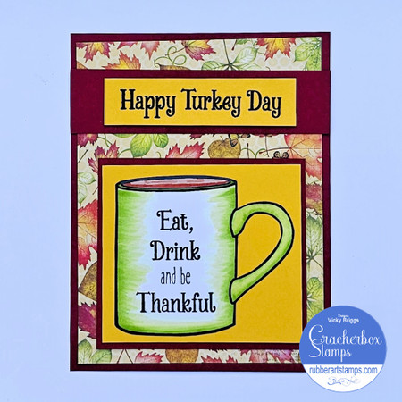 Eat, Drink At Thanksgiving Card