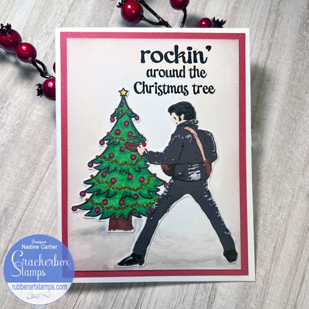 Rockin' Around The Christmas Tree with Elvis Card