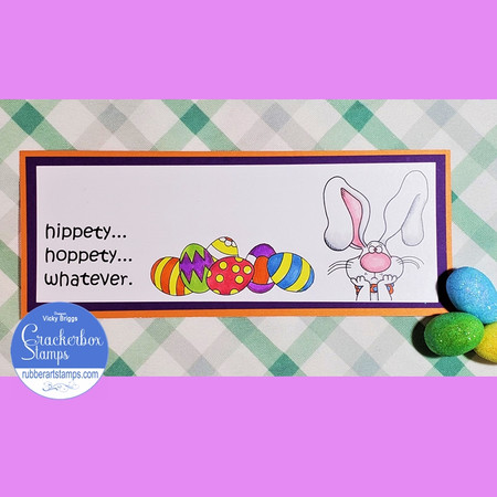 Bunny Slimline Card