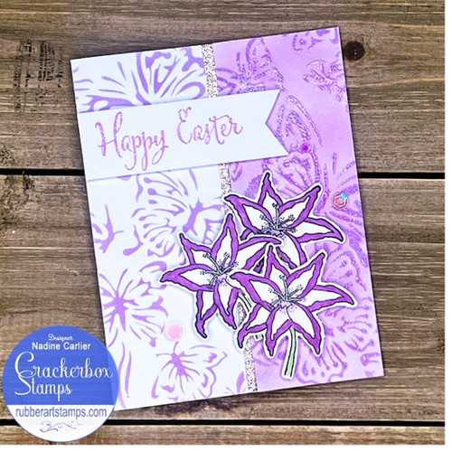 Purple Lily Card