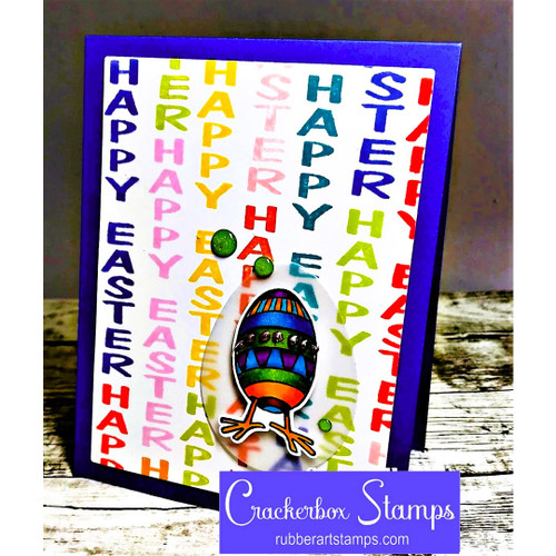 Vertical Happy Easter Card