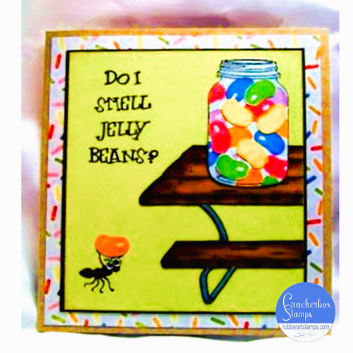 Ant Smells Jelly Beans Card