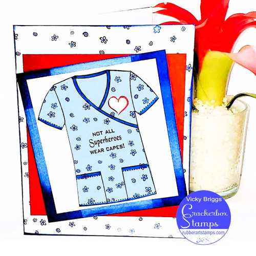 Blue Scrubs Card