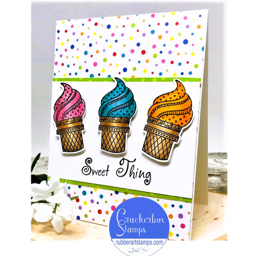 Different Sweet Flavored Ice Cream Card