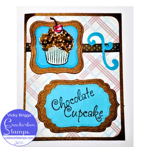 Chocolate Cupcake Card