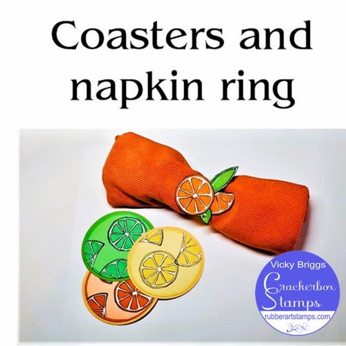 Picnic And Summer Coasters And Napkin Holders