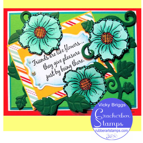 Friends Like Flowers Card