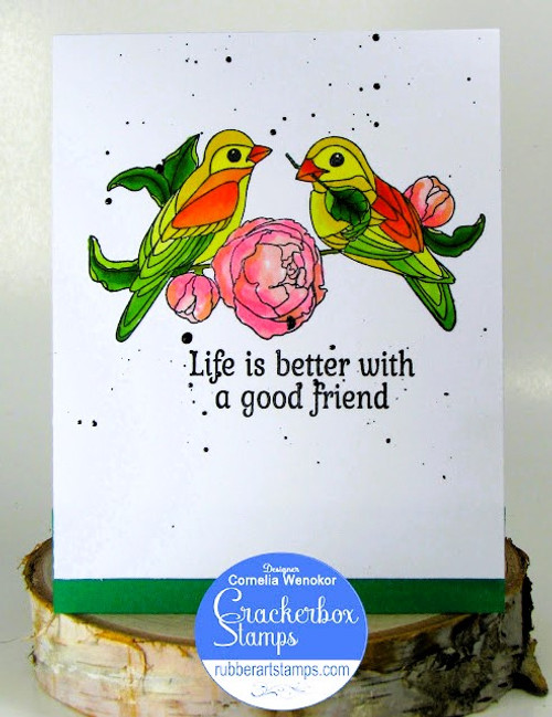 Life Is Better With Love Birds Card
