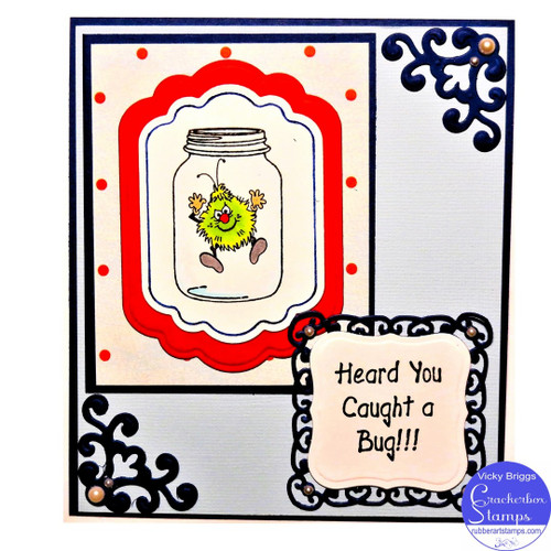 Sally-Monella Bug Caught Card