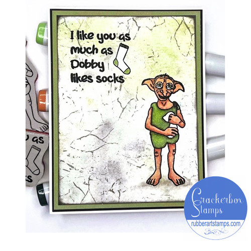 Dobby And His Socks Card