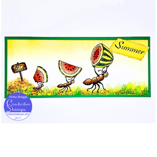 Summer Picnic For Ants Card