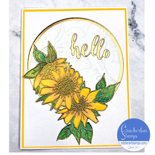 Yellow Sunflowers Card