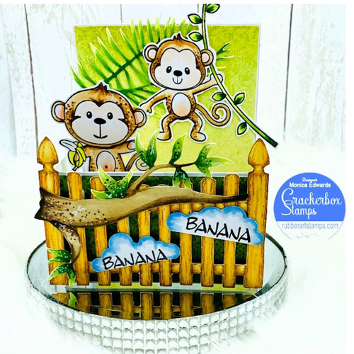 Pop Up Monkey Card