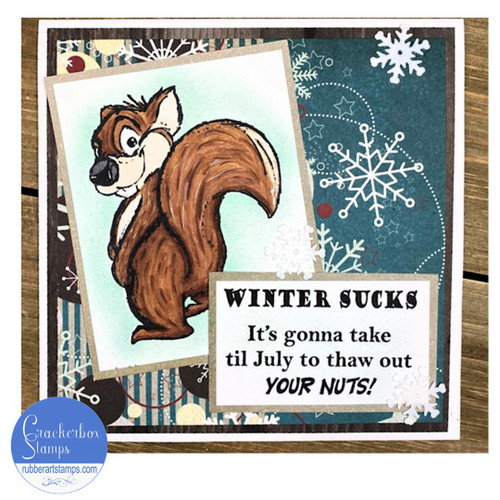 The Squirrel And Nuts Card
