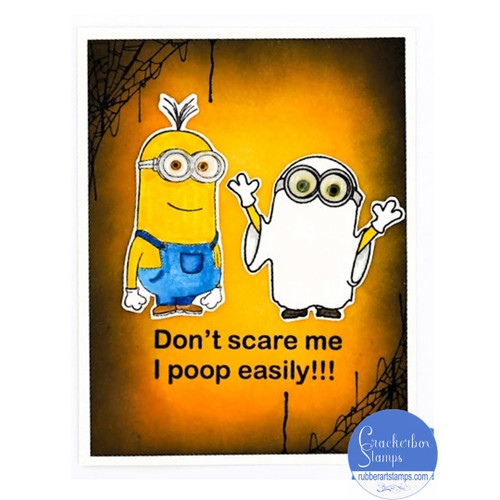 Kevin And Ghost Haunting Card