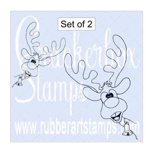Side Reindeer set of 2