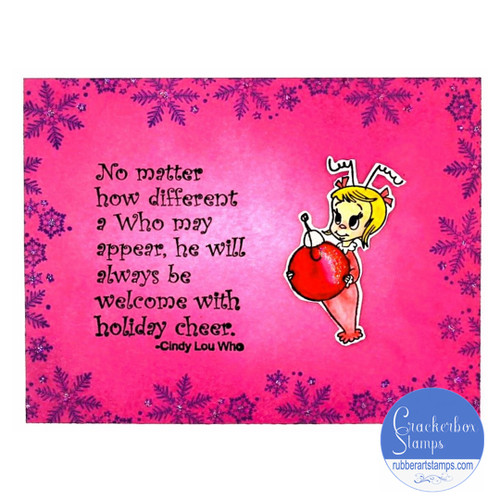 Holiday Cheer With Cindy Lou Card