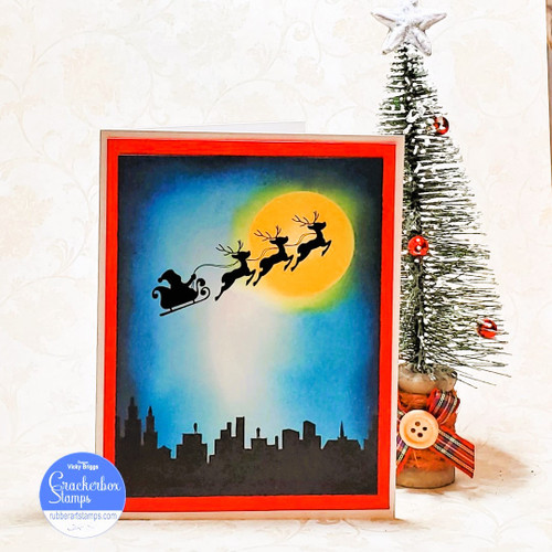 Santa Is On His Way Card