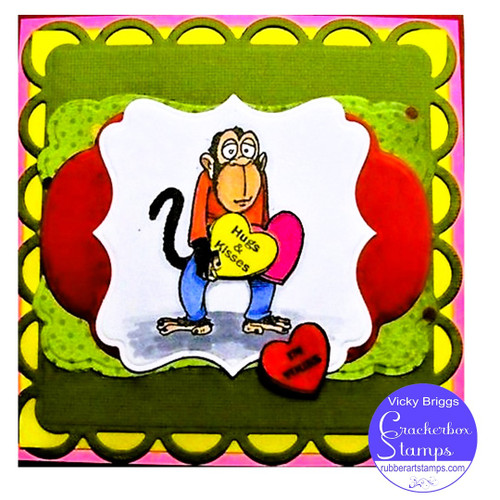 Monkey Love Card