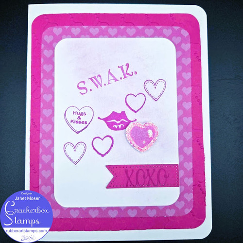 Pink Valentine's Day Card