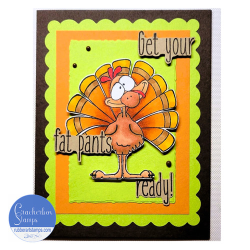 Gobble Turkey Dinner Card