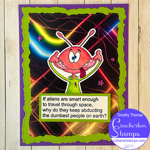 Humorous Alien Card
