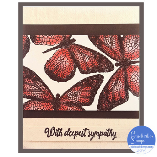 Sympathy With Butterflies Card