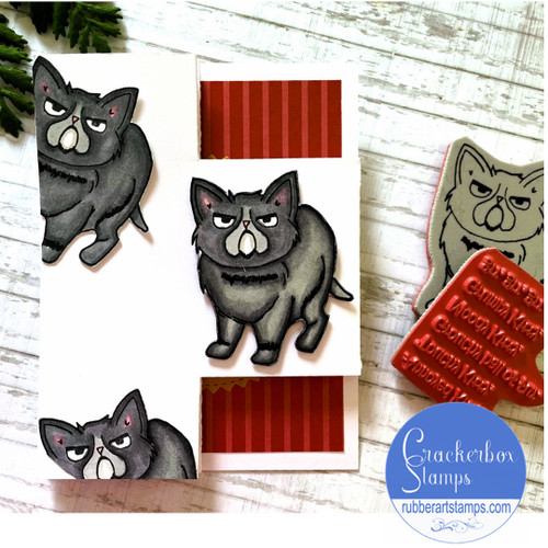 Crabby Kitty Accordian Card