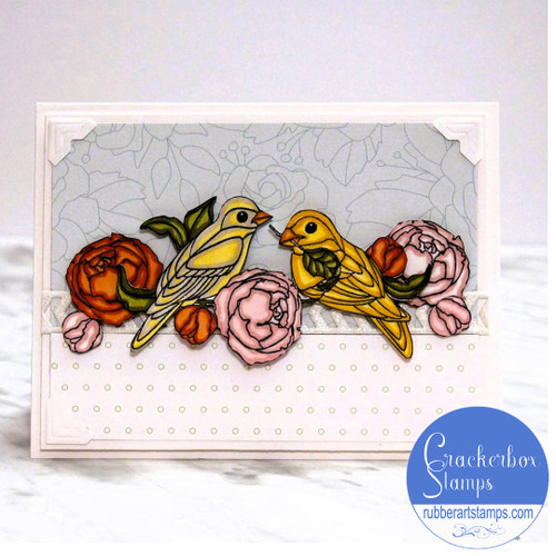 Birds On A Branch Card