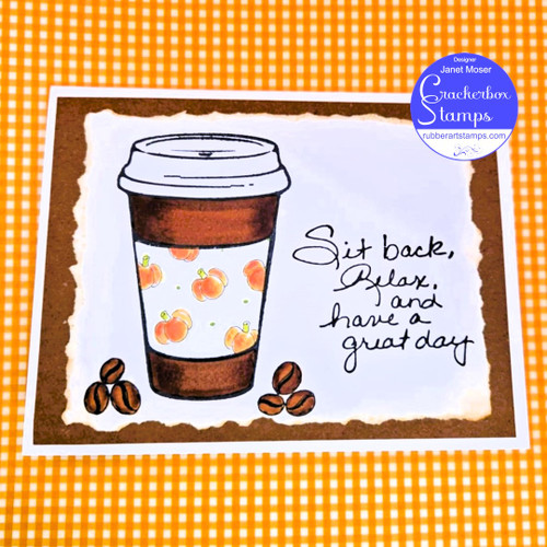 Sit And Relax With Coffee Card