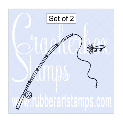 Fishing Pole & Lure Set of 2