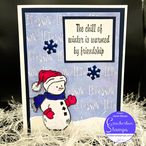 Sending Warm Wishes Snowman Card