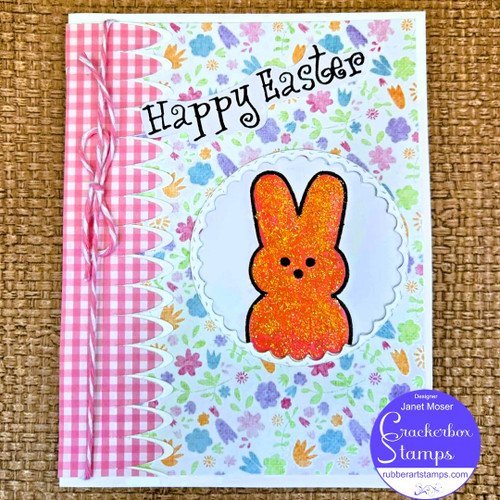 Sugar Peep Peek-a-boo For Easter Card