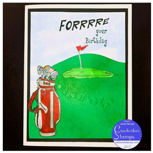 Golfer's Birthday Card