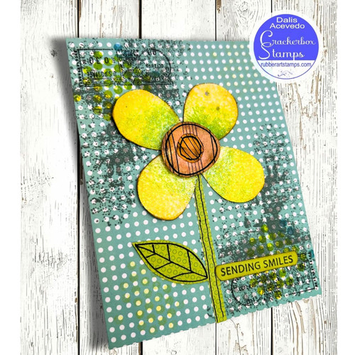 Egg Stamp Make Into Flower Card