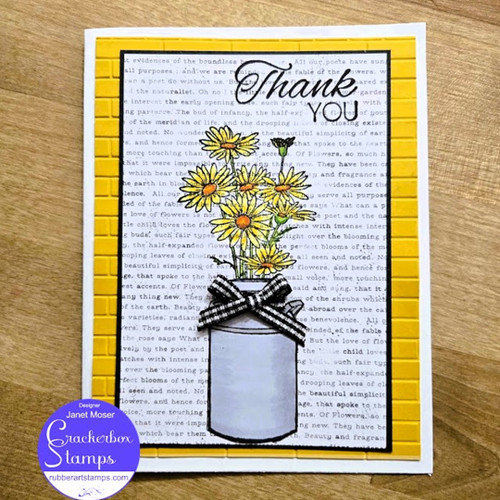 Daisy Thank You Card