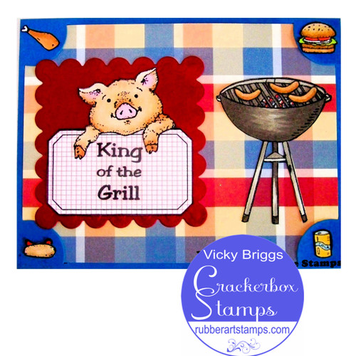 King Of The Grill Picnic Card