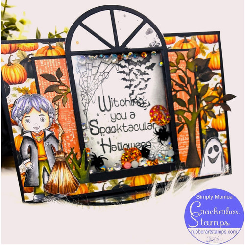 Harry Potter Halloween Shaker Card