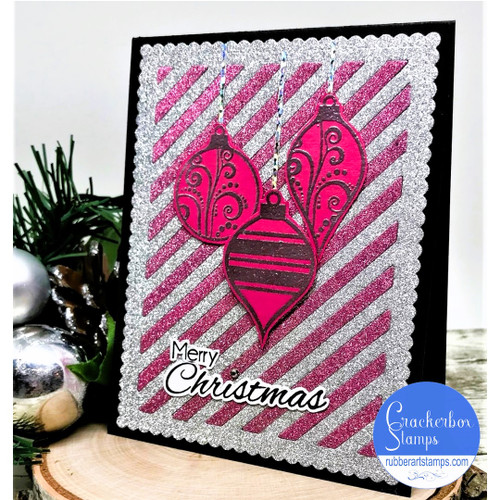 Ornament Bulb Swirl Large