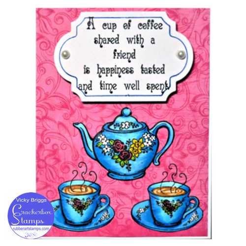 Coffee / Tea Pot with flowers