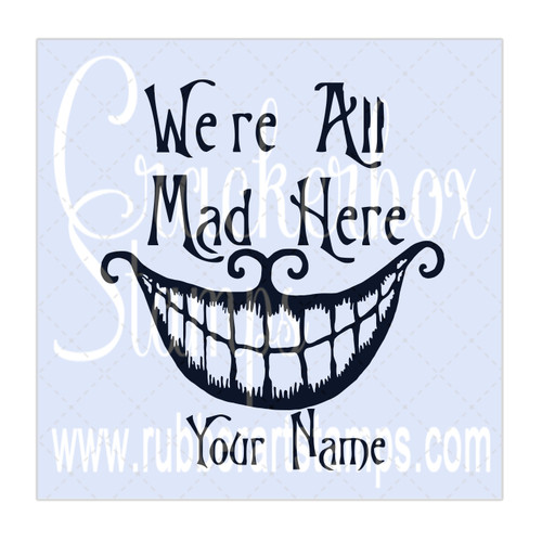 We're Mad Custom Stamp #9
