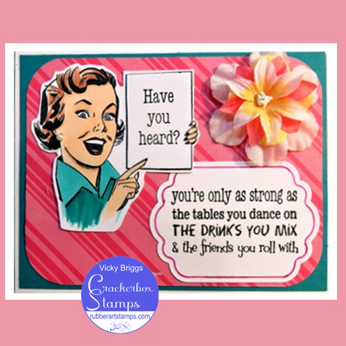 Lady with News LG. Set Of Words set of 4 Lady with News LG. Set Of Words set of 4