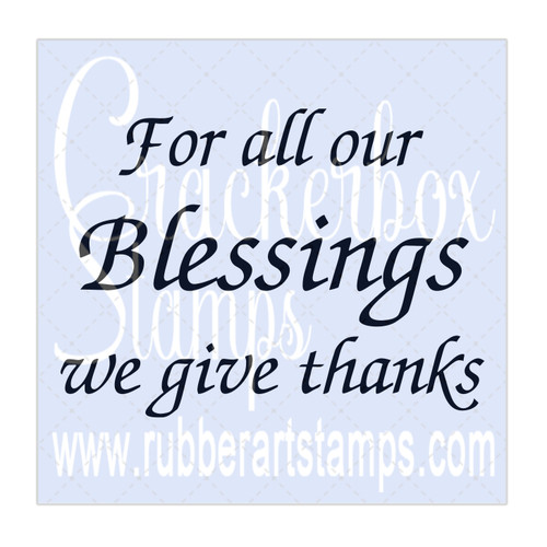 All Our Blessings