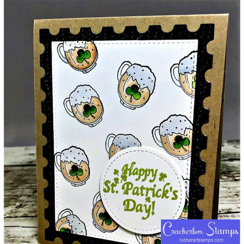 Beer Mug with Shamrock