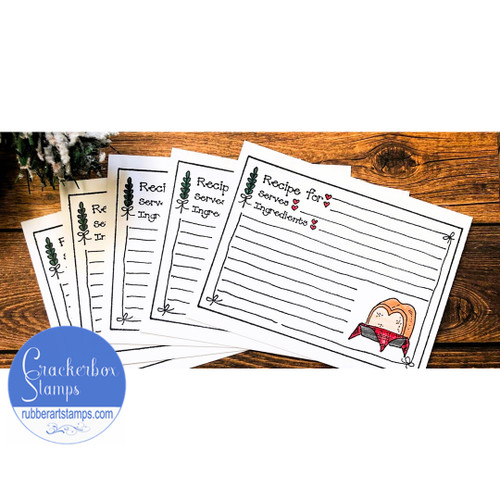 Recipe Card Set of 6 Recipe Card Set of 6