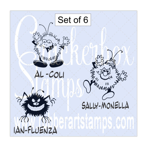 Bug Names and Bugs Set of 6 Bug Names and Bugs Set of 6