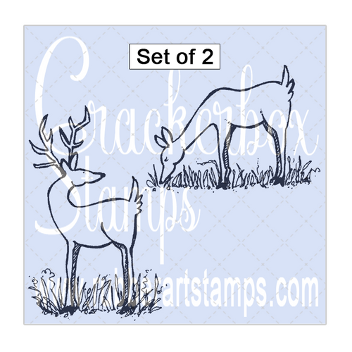 Buck & Doe (Lockhart & Hinda) set of 2 Buck & Doe (Lockhart & Hinda) set of 2
