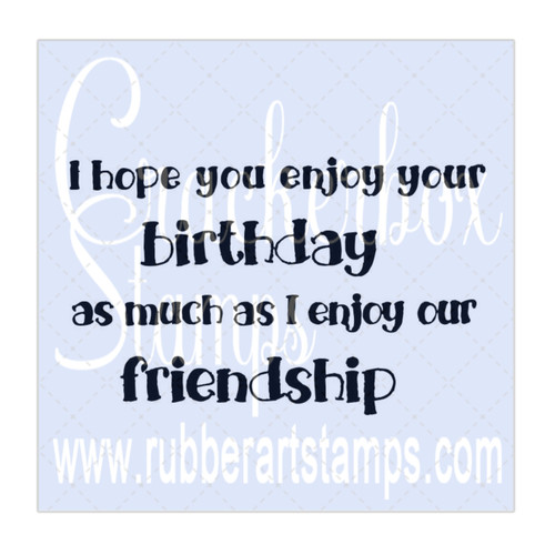 Birthday Friendship Birthday Friendship