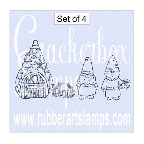 Gnome Family set of 4