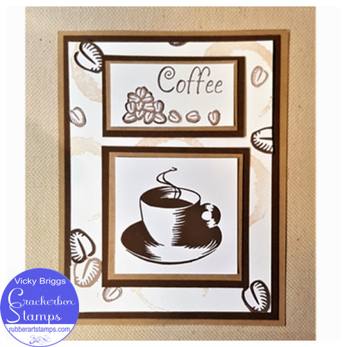 Cup Of Coffee And Beans